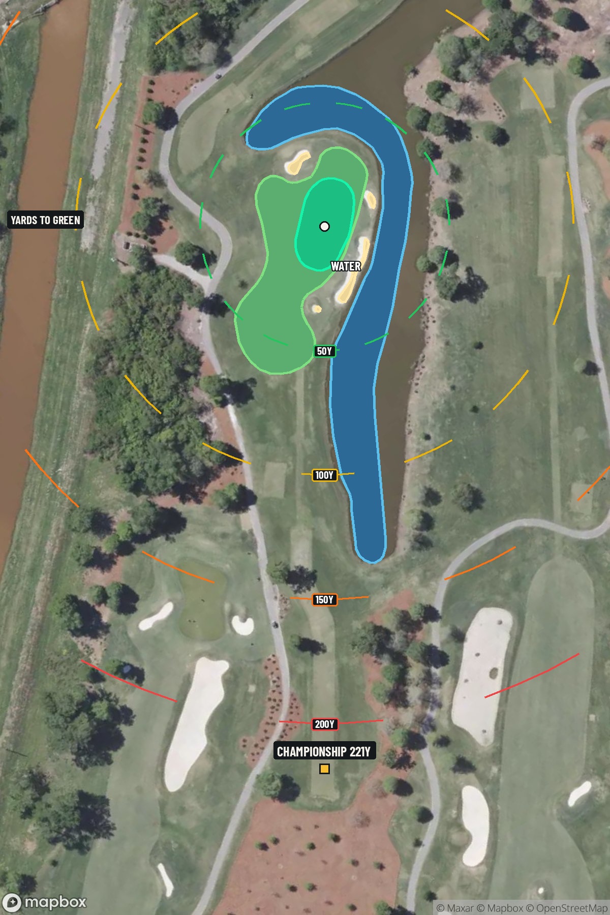 Hole 3 aerial at TPC of Louisiana