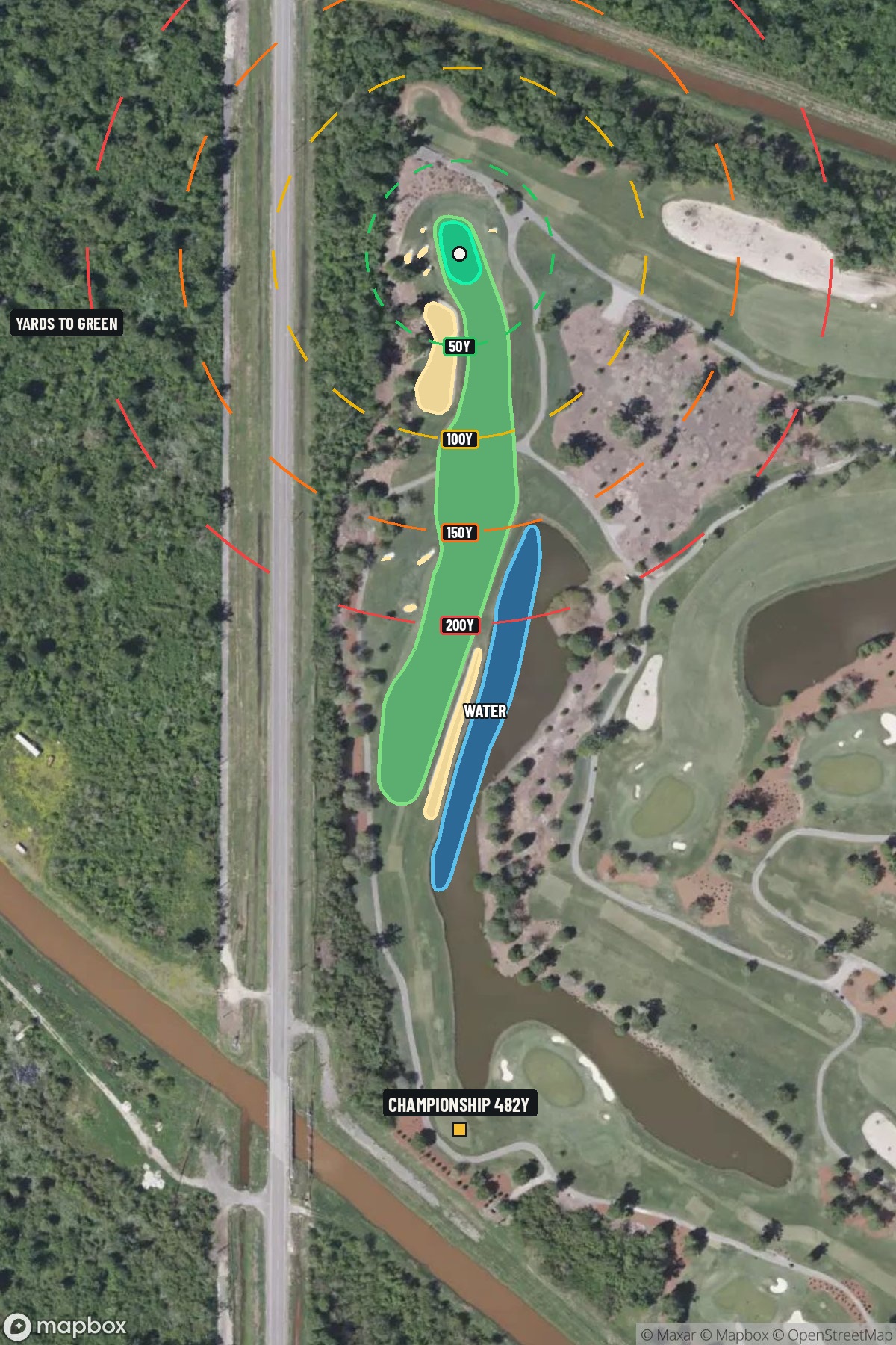 Hole 4 aerial at TPC of Louisiana