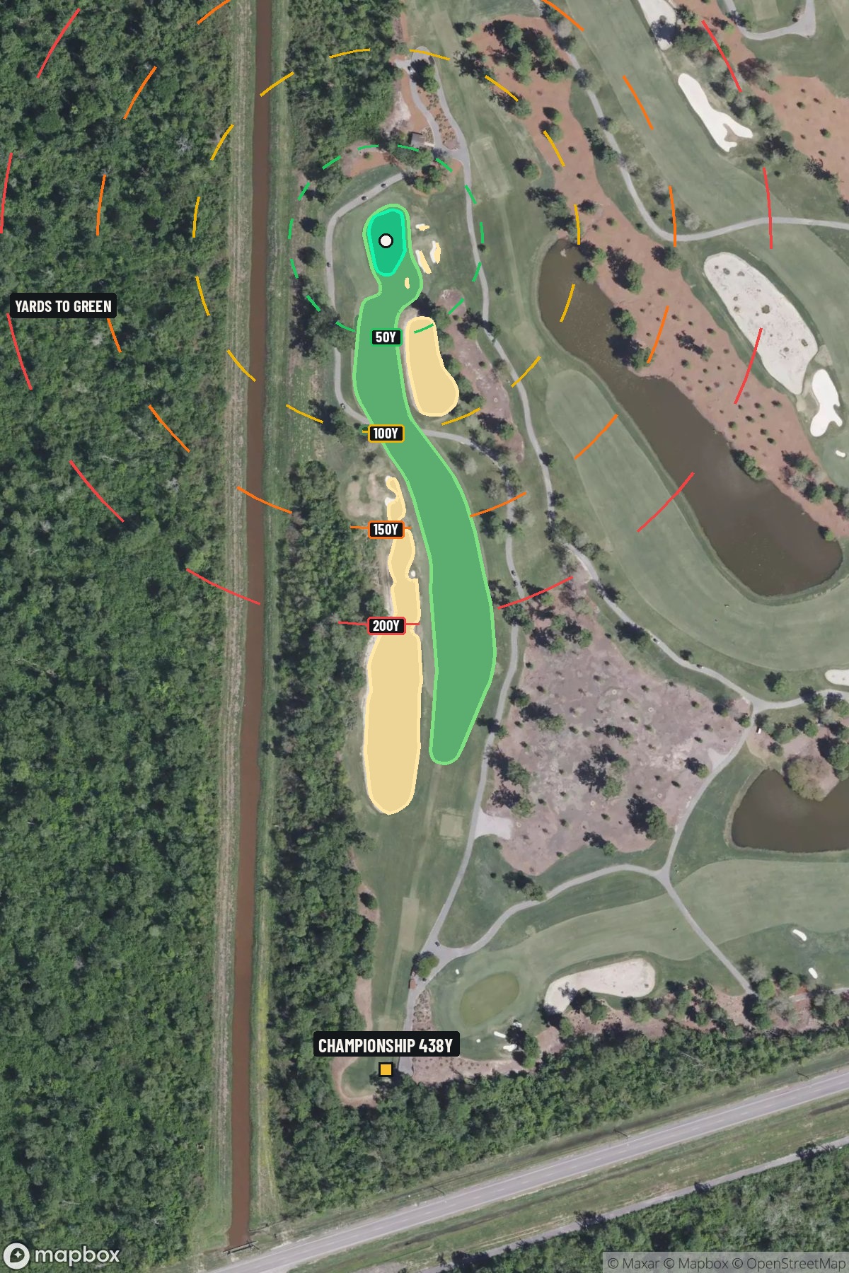 Hole 5 aerial at TPC of Louisiana