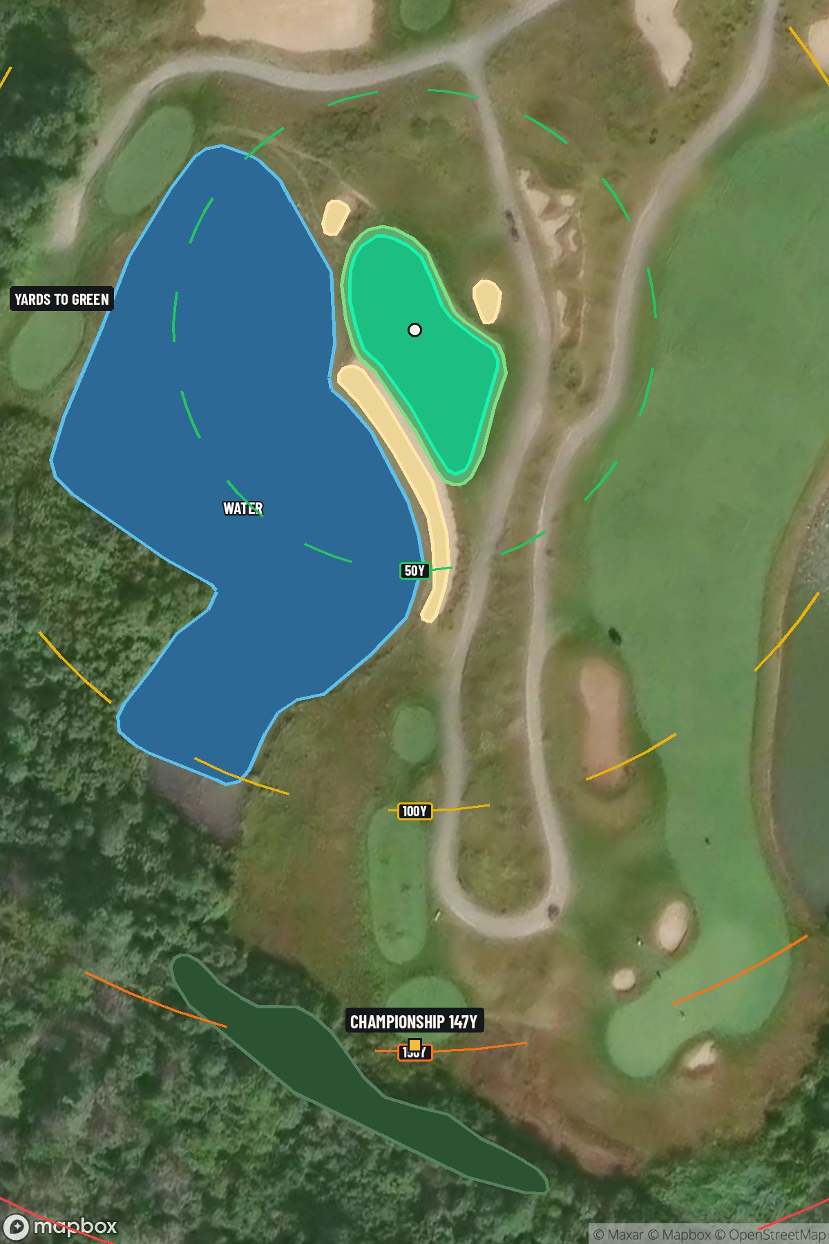 Hole 3 aerial at Whistling Straits