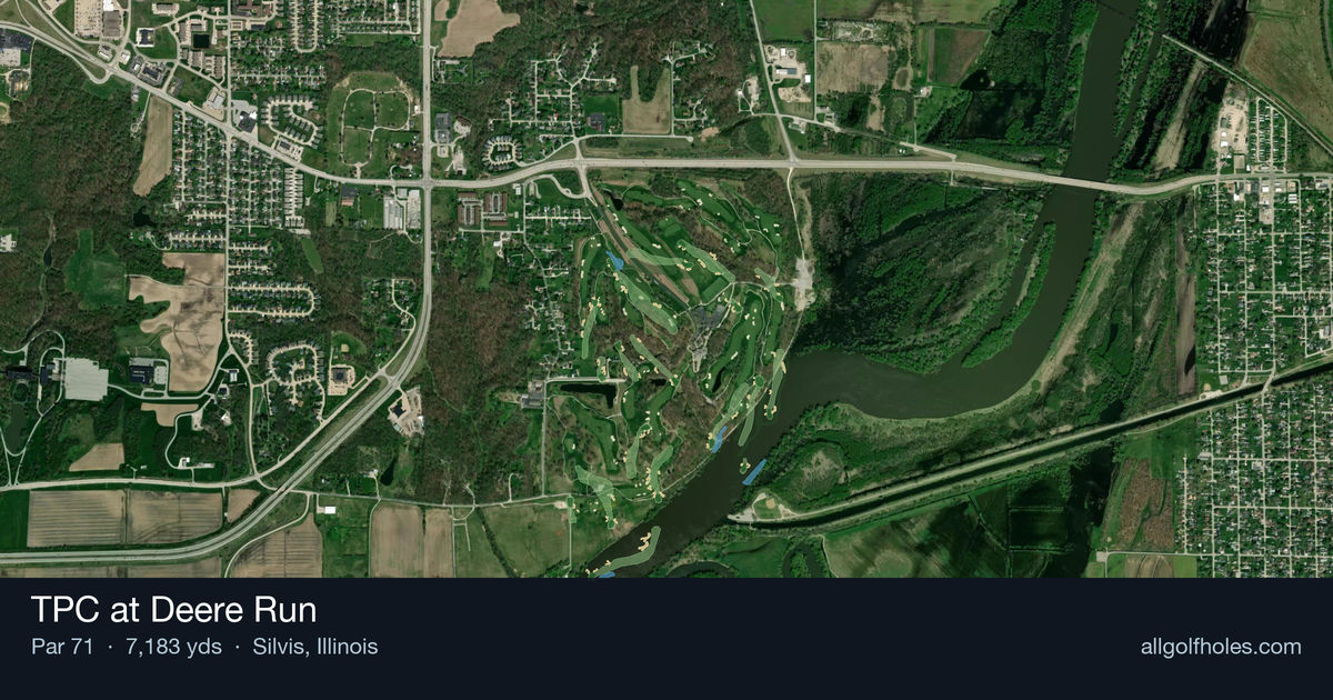 TPC at Deere Run aerial view
