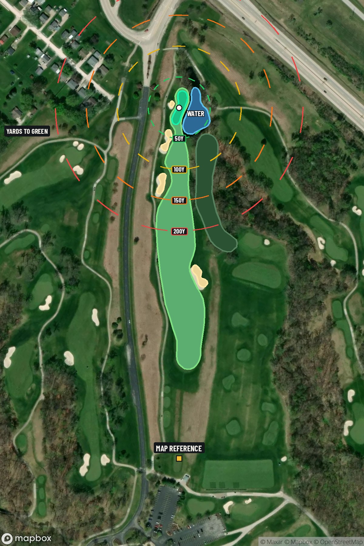 Hole 10 aerial at TPC at Deere Run