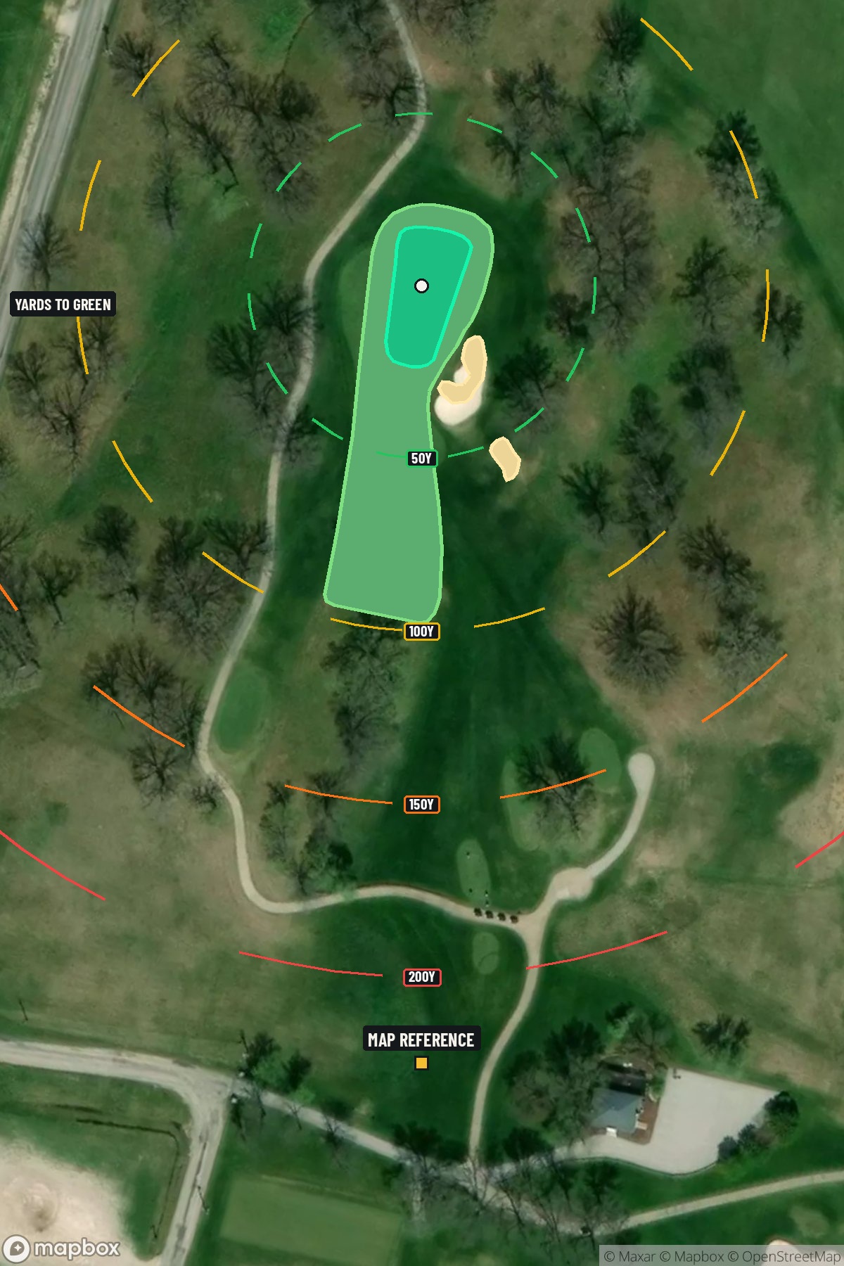 Hole 3 aerial at TPC at Deere Run