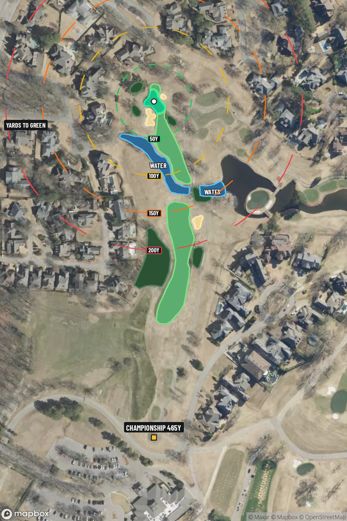 Hole 10 aerial at TPC Southwind