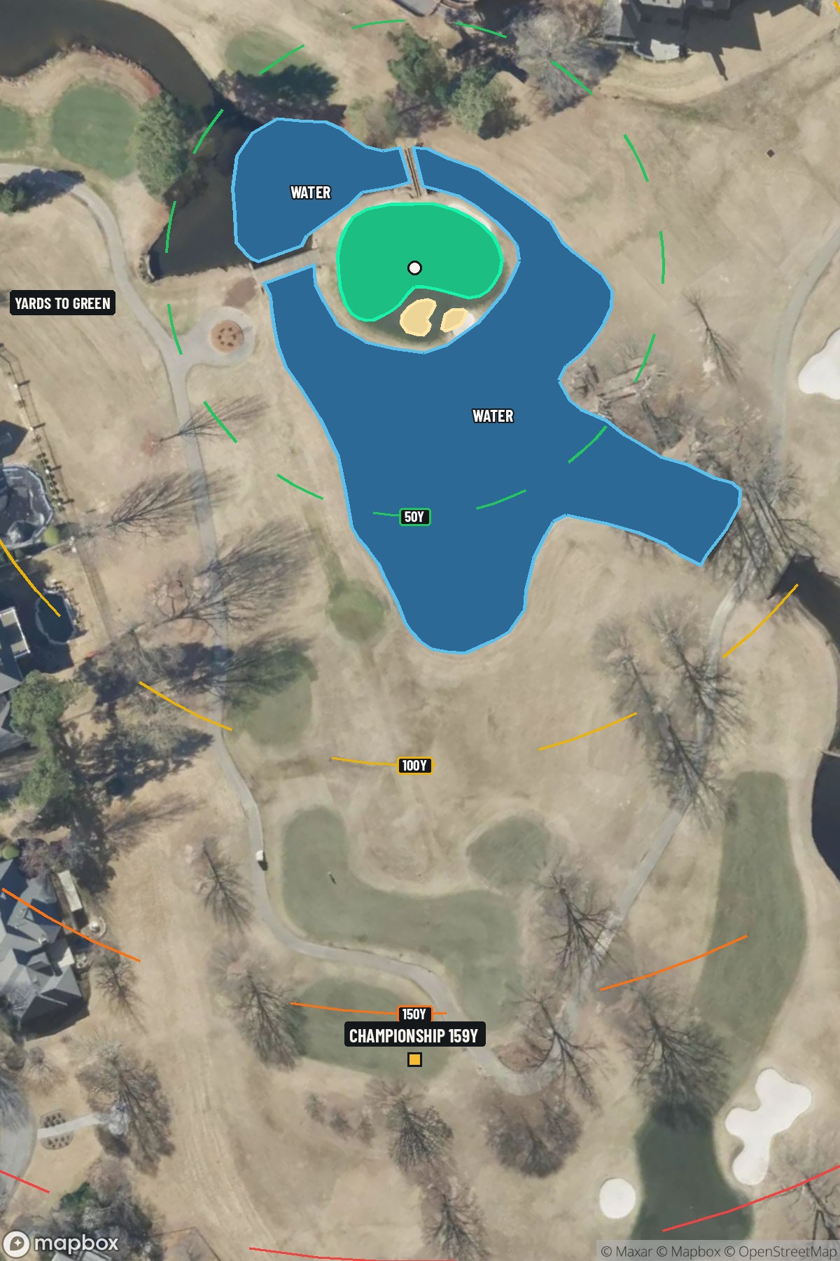 Hole 11 aerial at TPC Southwind