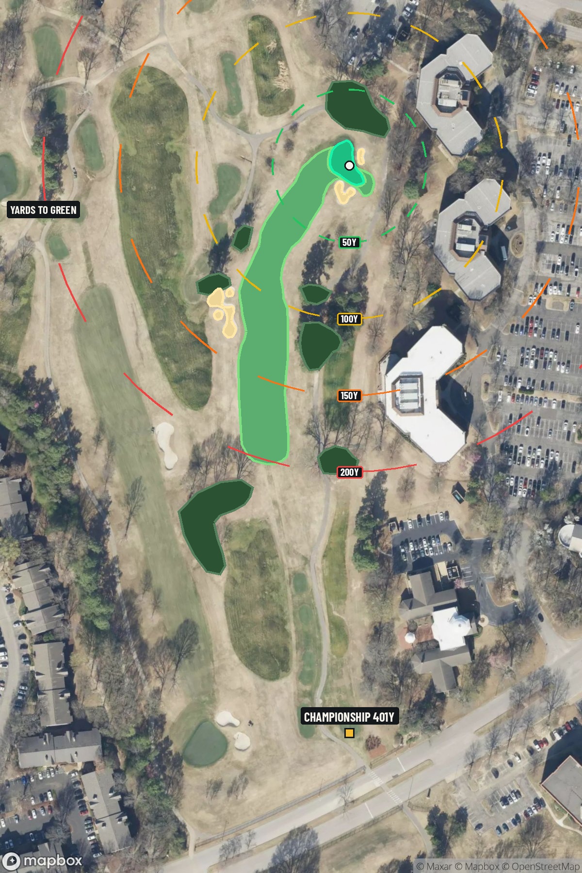 Hole 2 aerial at TPC Southwind