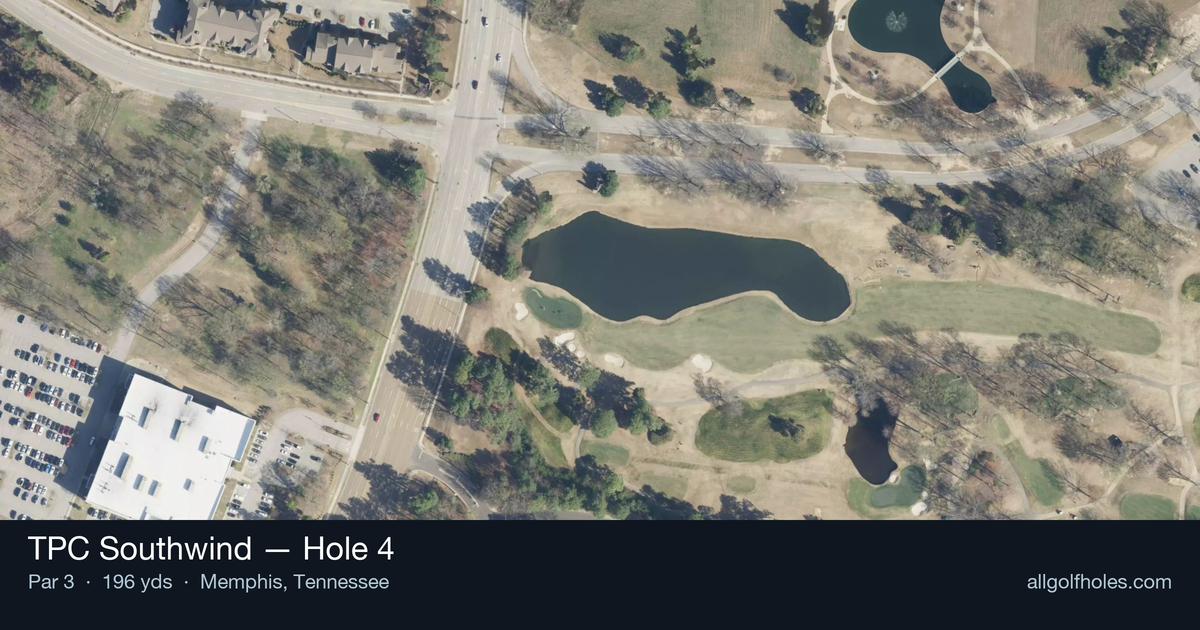 Hole 4 aerial at TPC Southwind