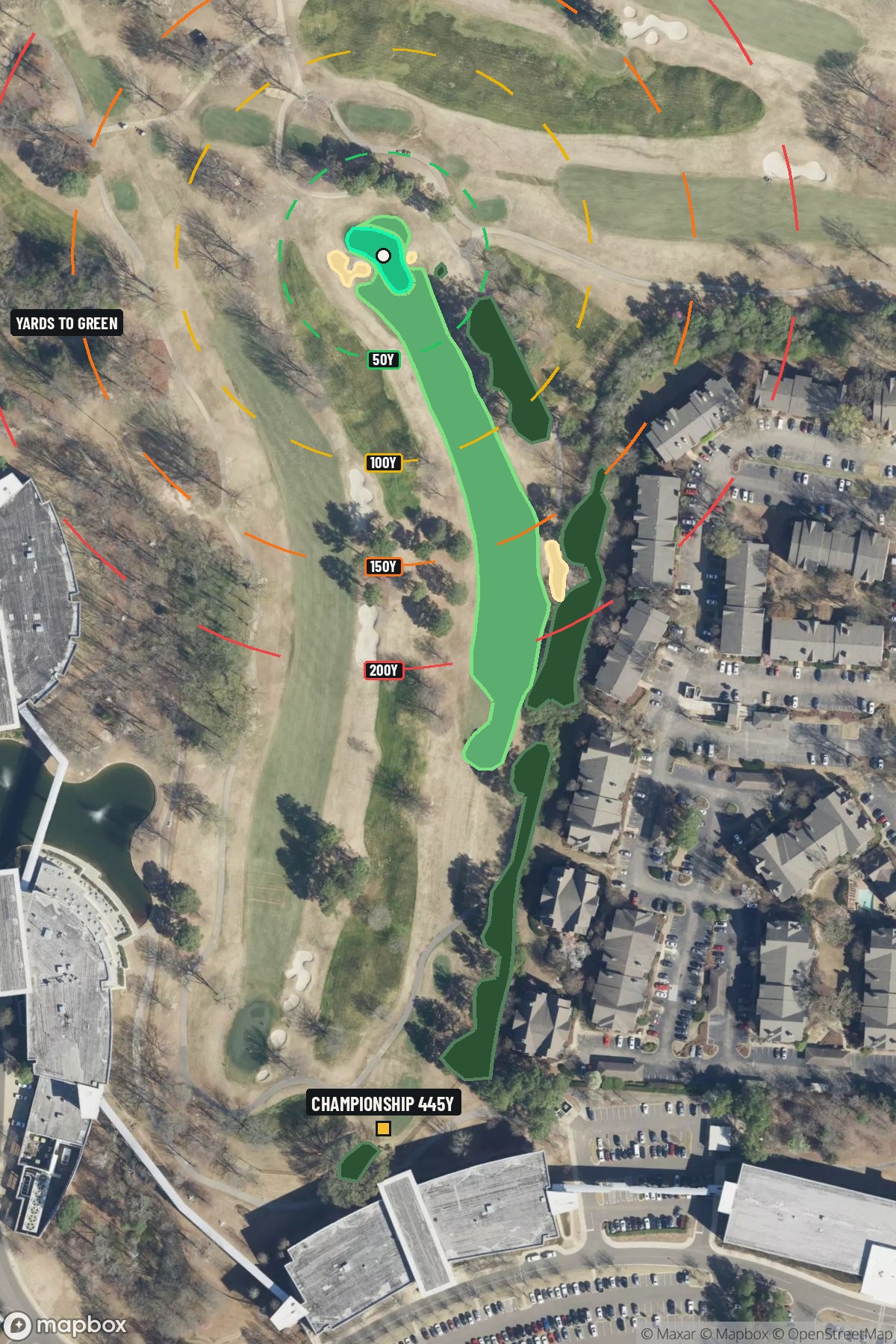 Hole 6 aerial at TPC Southwind