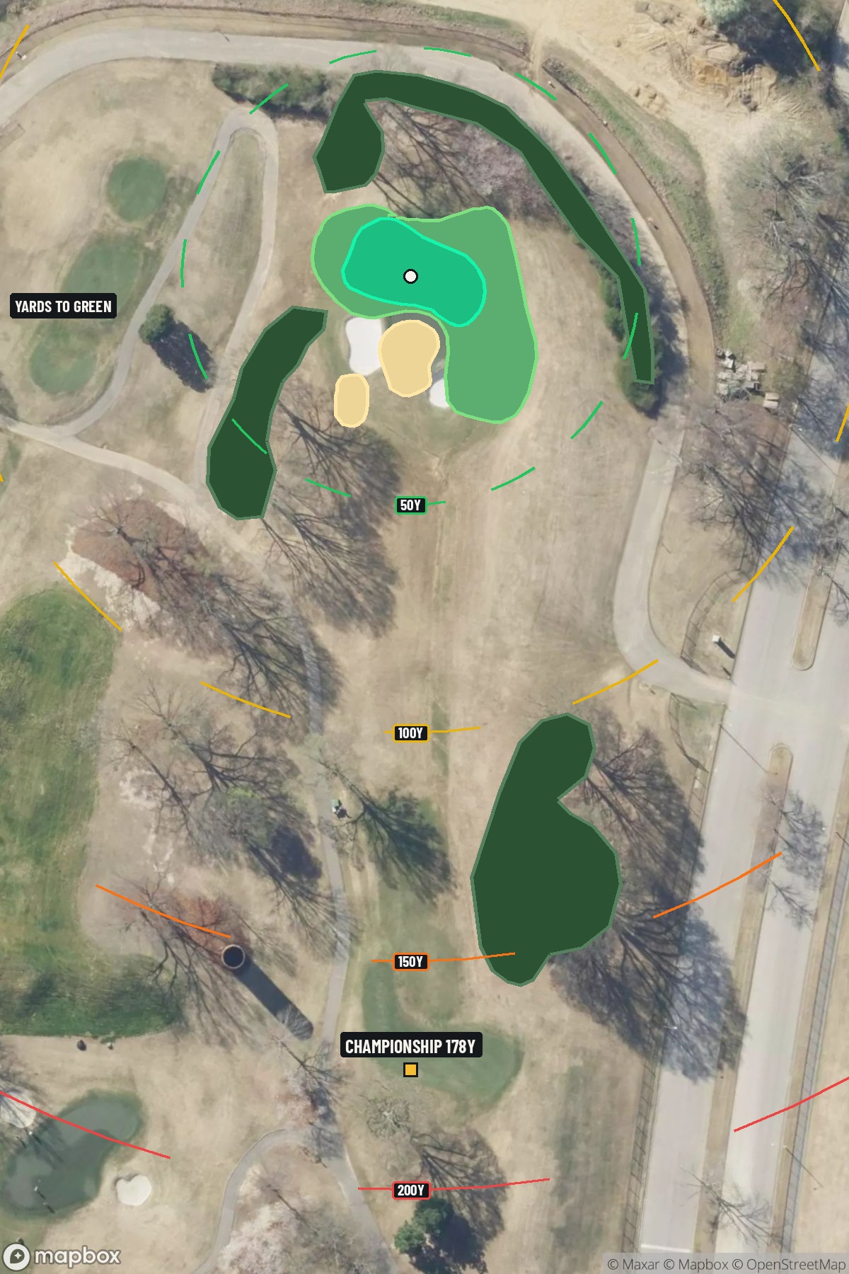 Hole 8 aerial at TPC Southwind