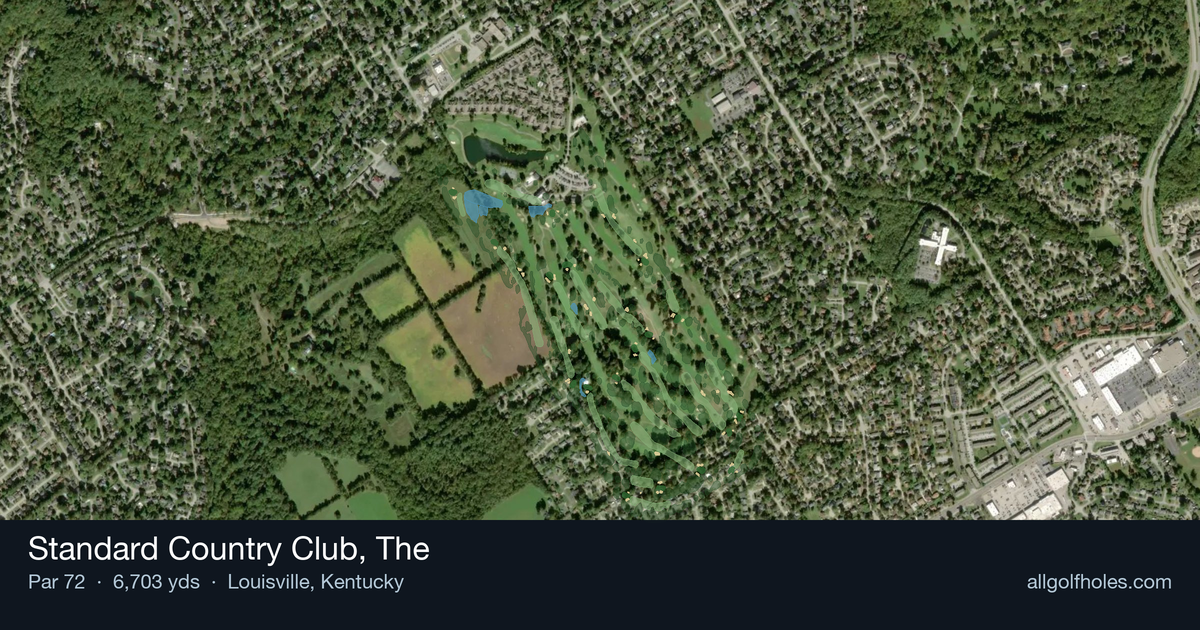 Standard Country Club, The aerial view