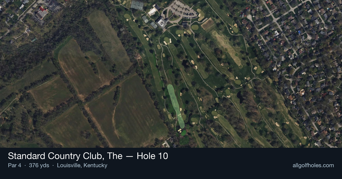 Hole 10 aerial at Standard Country Club, The