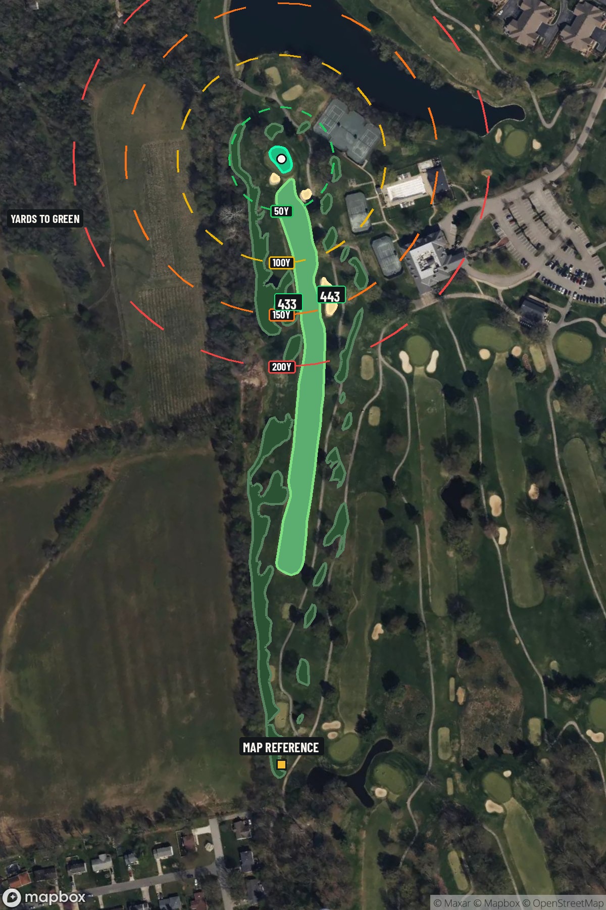 Hole 11 aerial at Standard Country Club, The