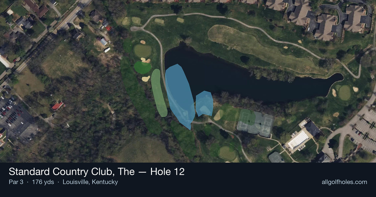 Hole 12 aerial at Standard Country Club, The
