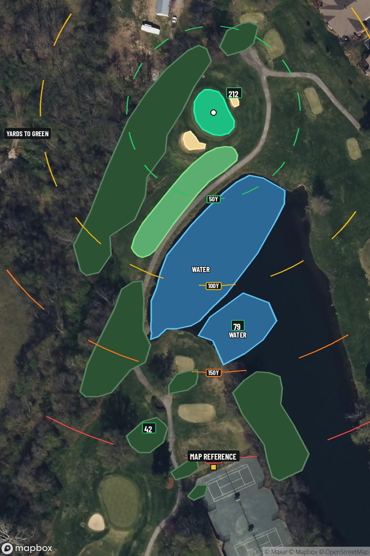 Hole 12 aerial at Standard Country Club, The