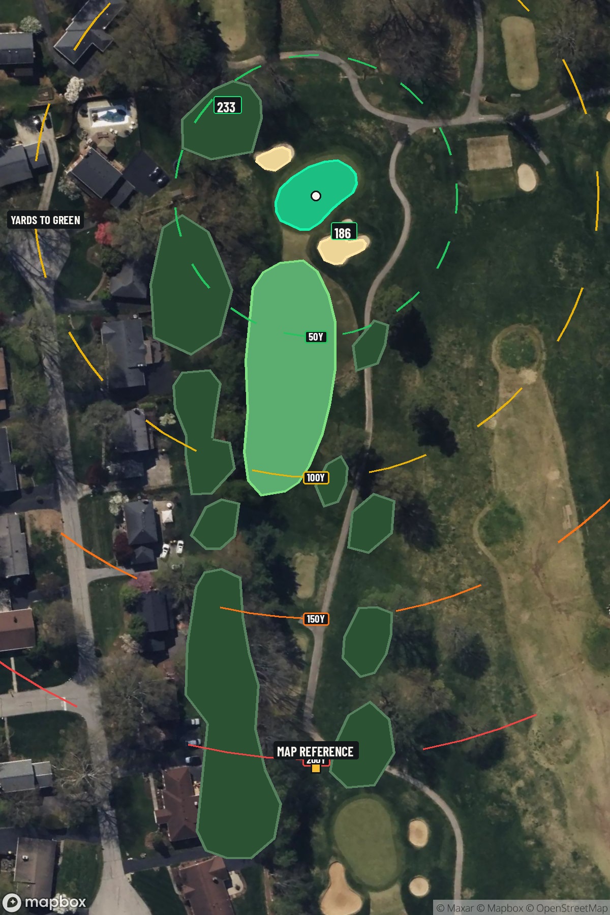 Hole 15 aerial at Standard Country Club, The