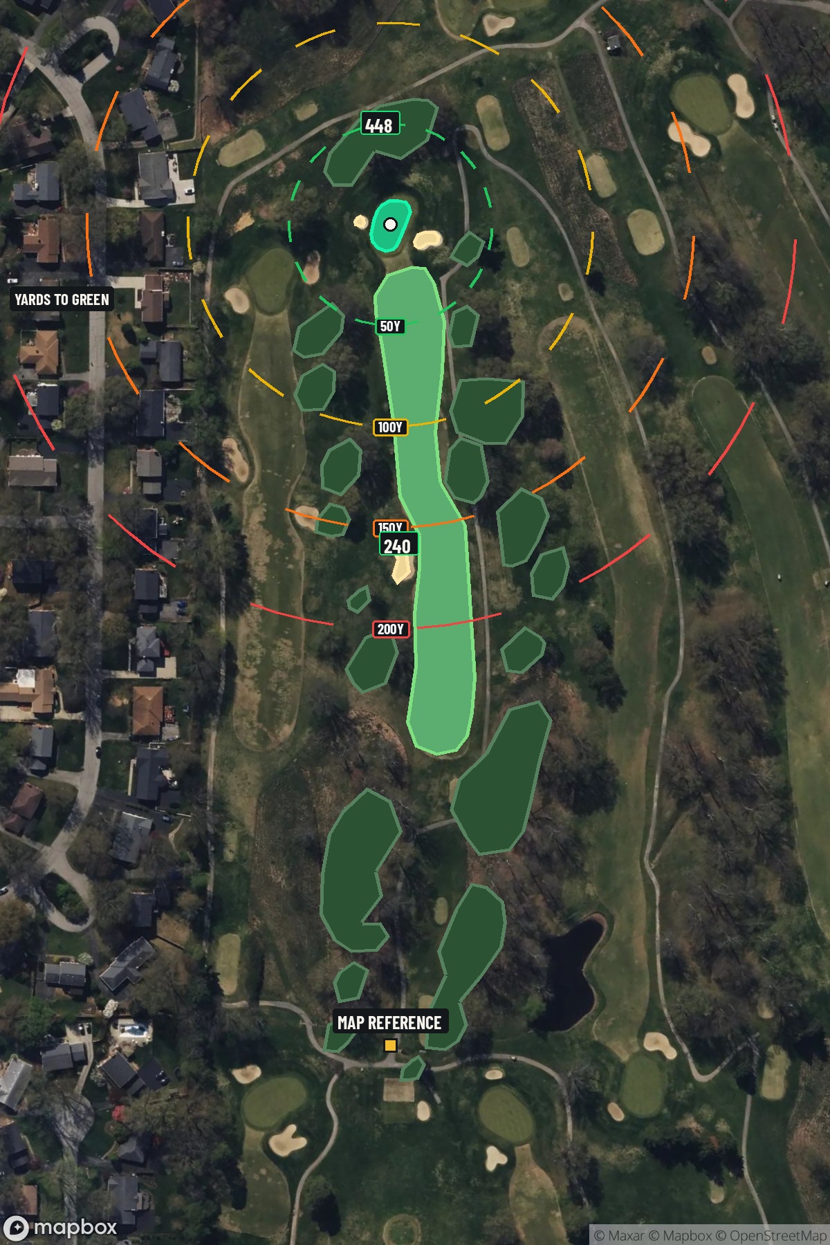 Hole 16 aerial at Standard Country Club, The