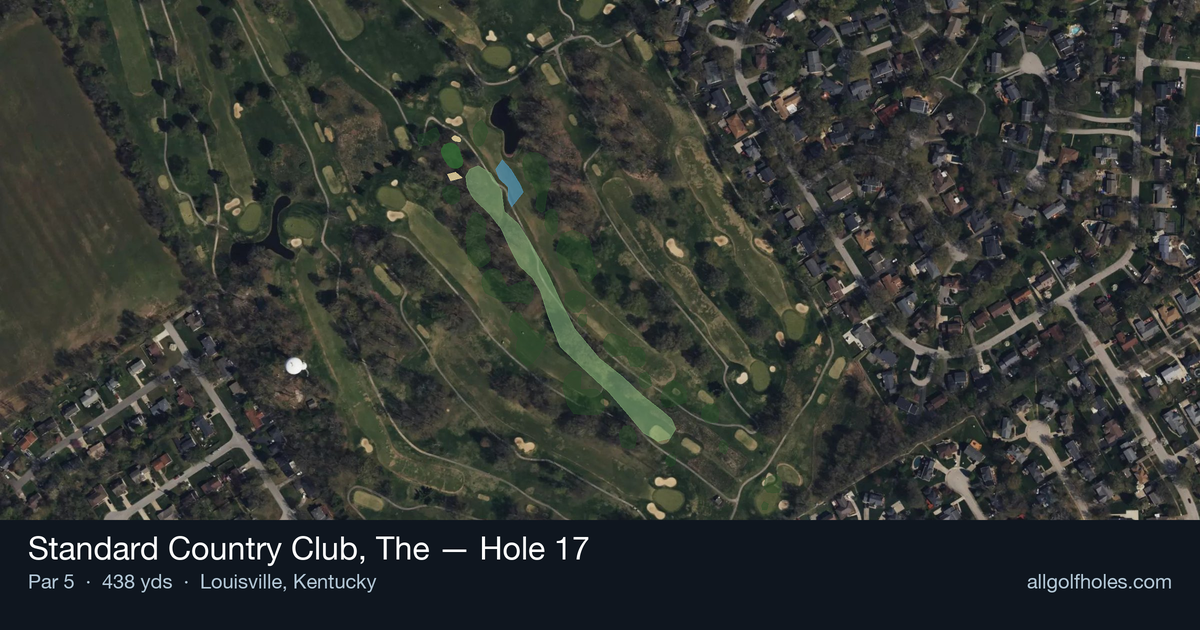 Hole 17 aerial at Standard Country Club, The