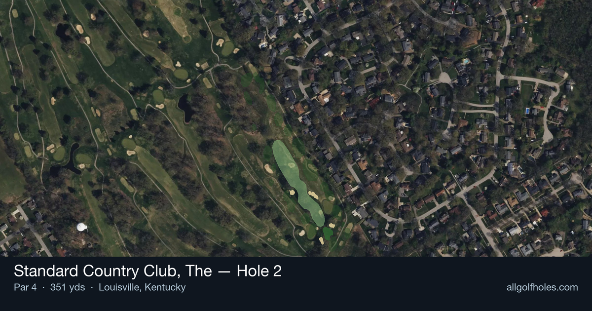 Hole 2 aerial at Standard Country Club, The
