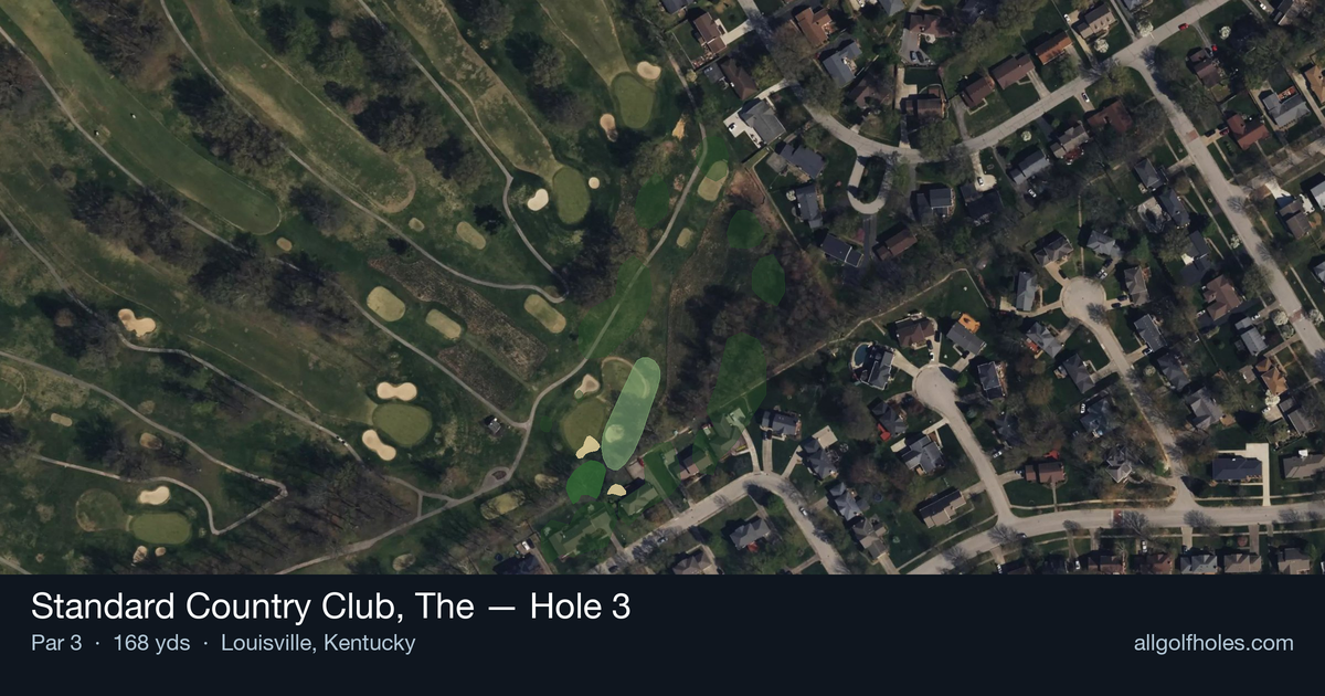 Hole 3 aerial at Standard Country Club, The
