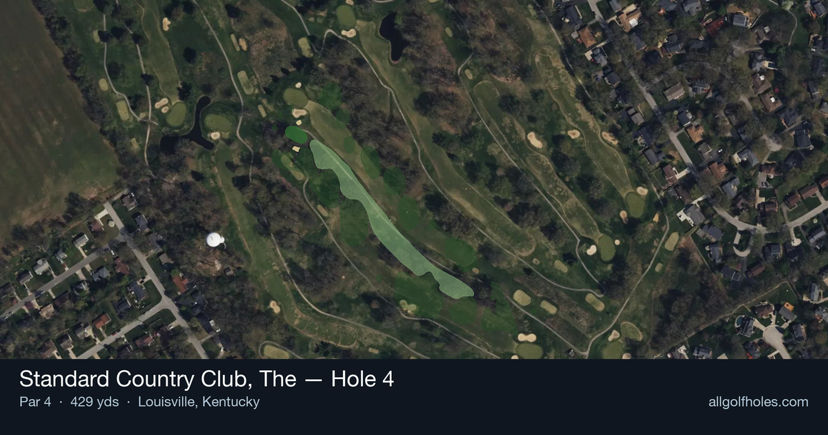 Hole 4 aerial at Standard Country Club, The