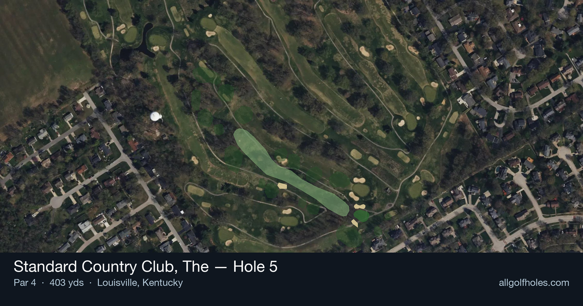 Hole 5 aerial at Standard Country Club, The