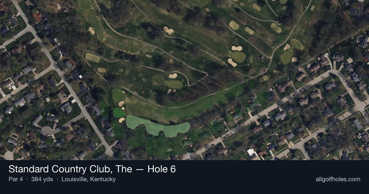 Hole 6 aerial at Standard Country Club, The