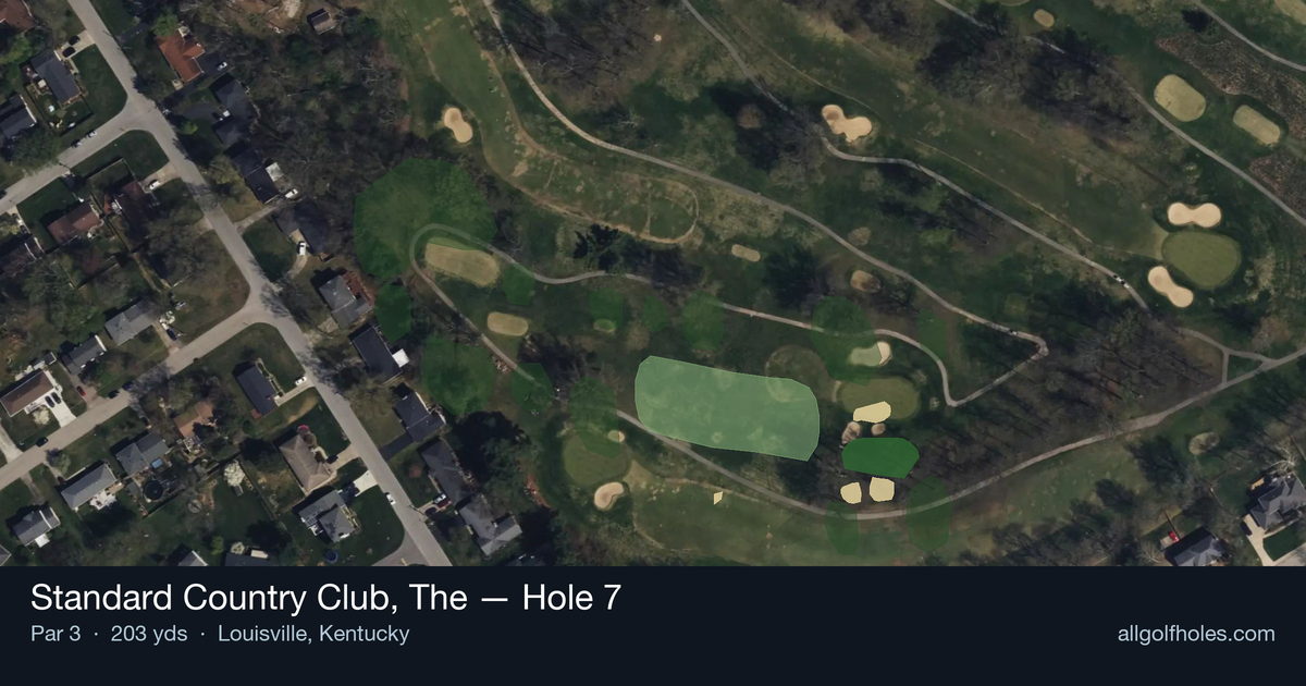 Hole 7 aerial at Standard Country Club, The
