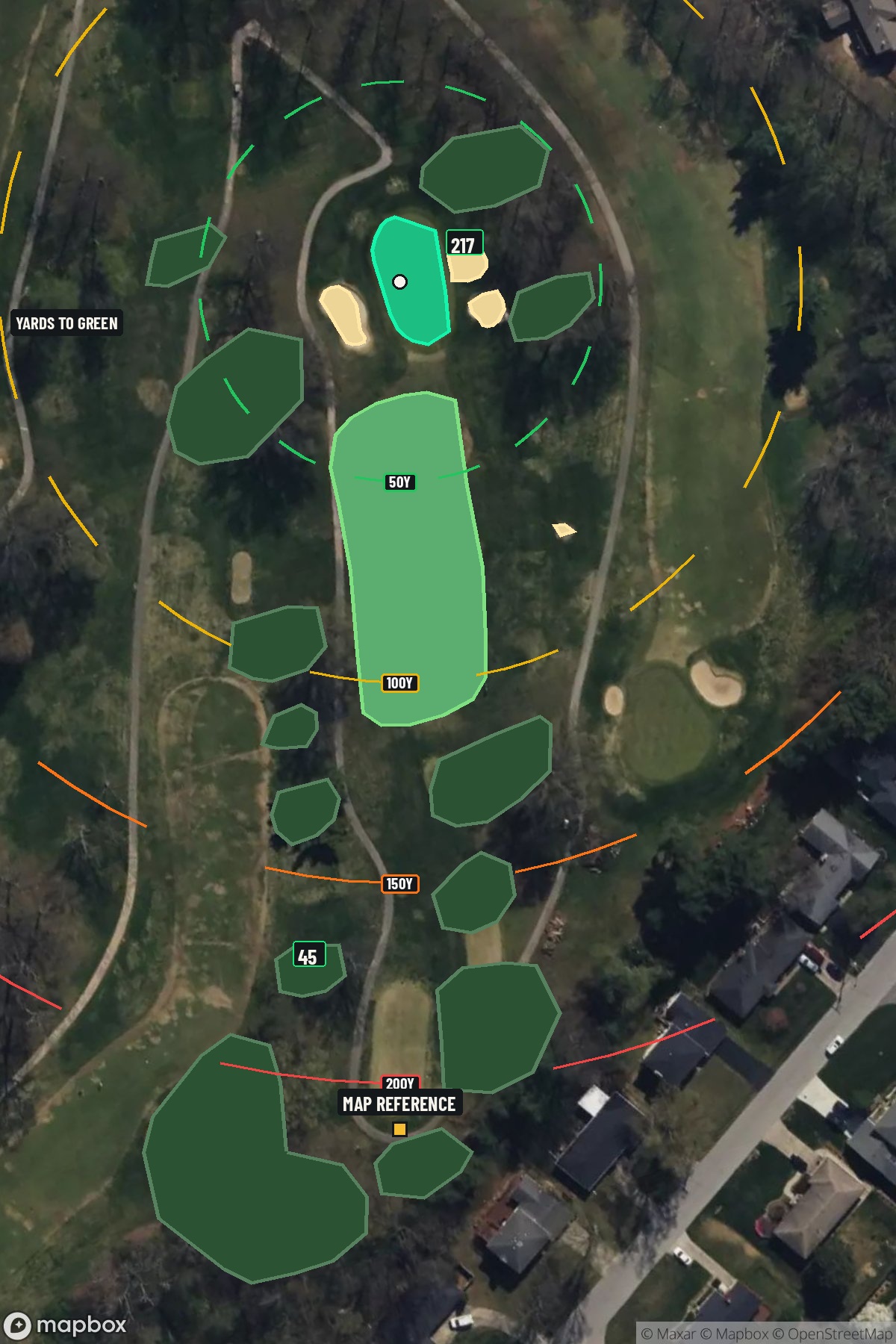 Hole 7 aerial at Standard Country Club, The