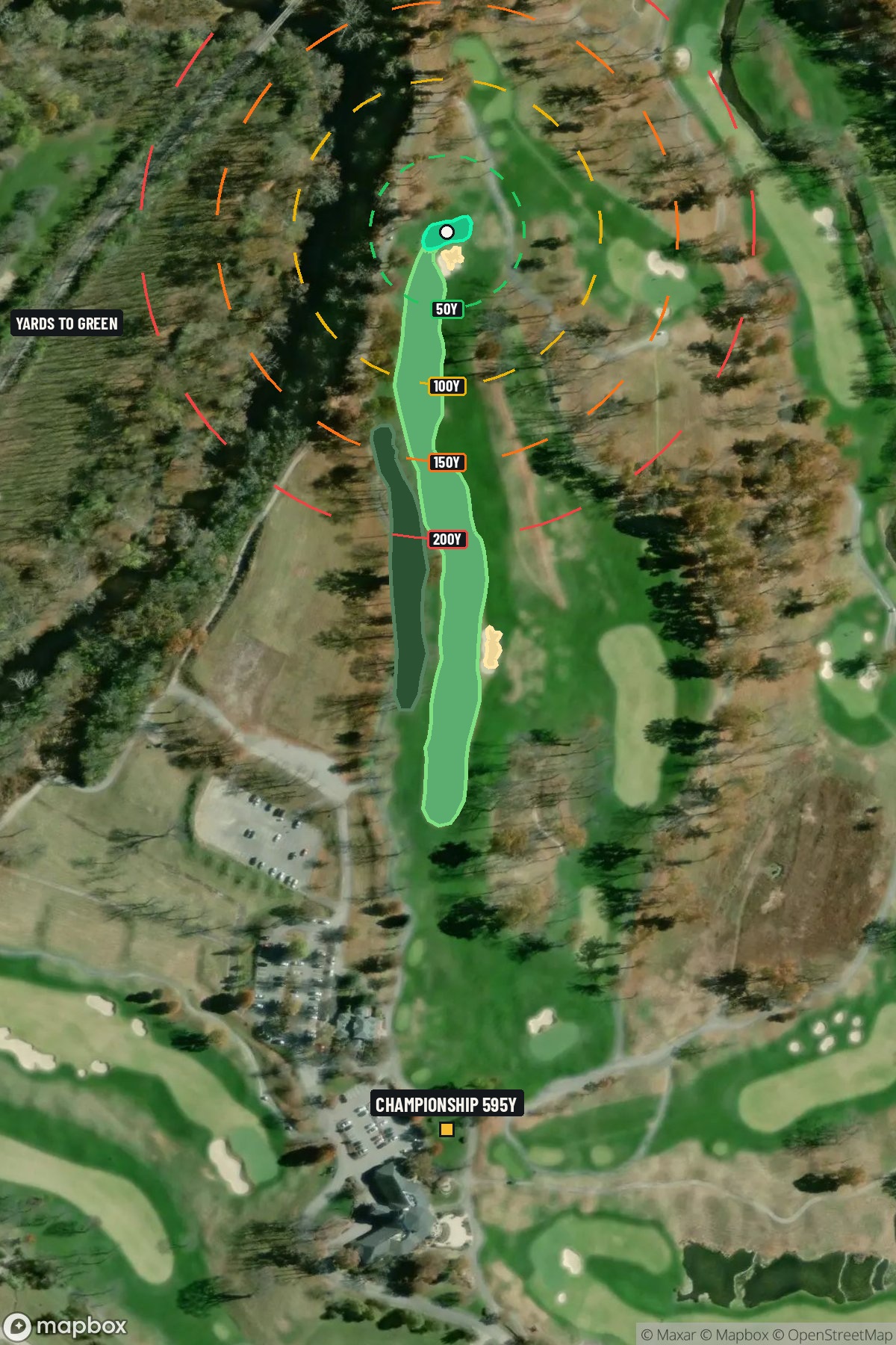 Hole 10 aerial at Valhalla Golf Club