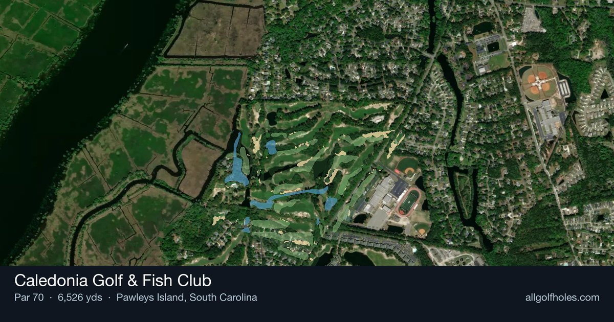 Caledonia Golf & Fish Club aerial view