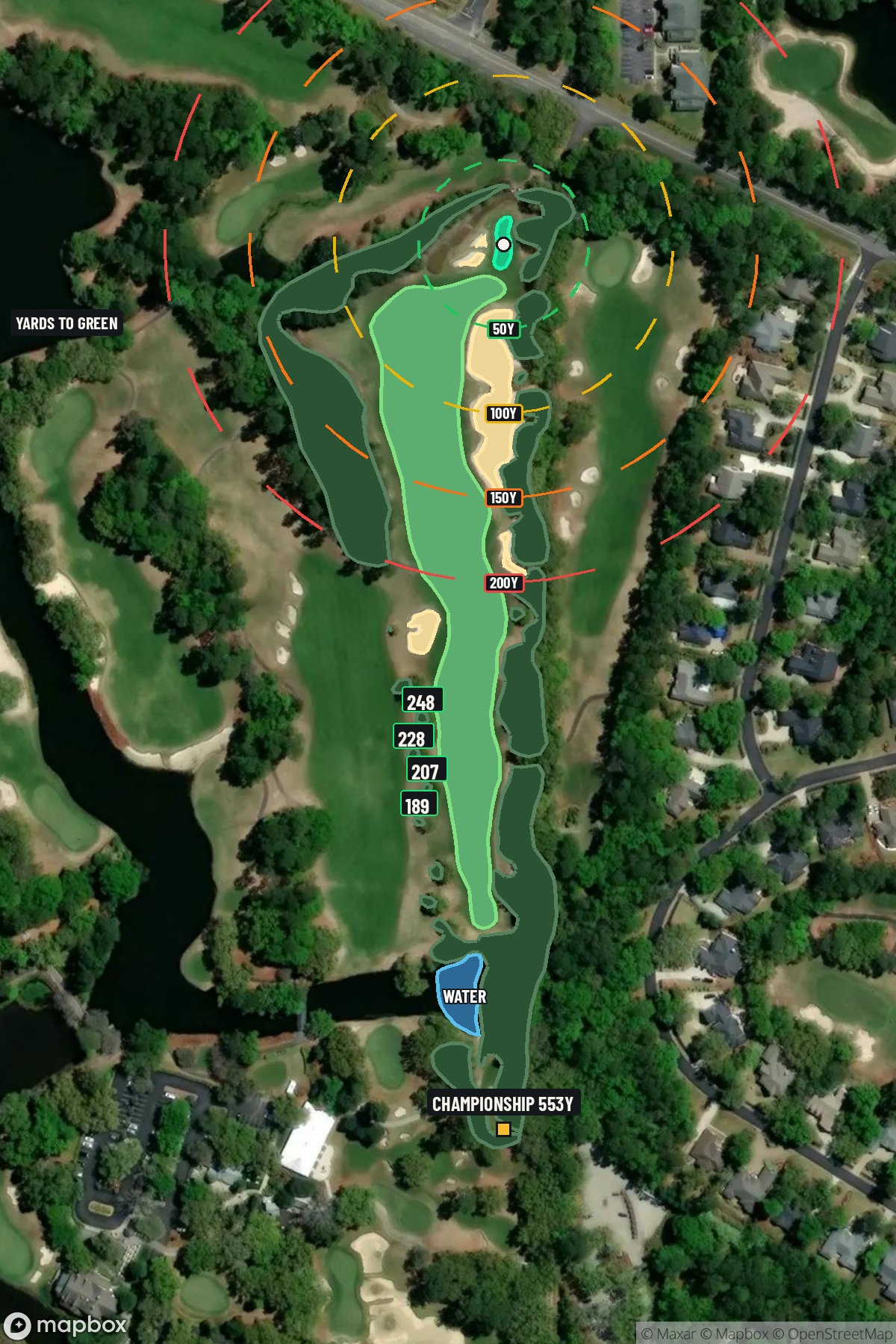 Hole 10 aerial at Caledonia Golf & Fish Club